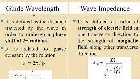 rectangular waveguide group velocity and phase velocity