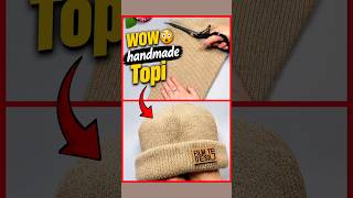 DIY Winter Cap Tutorial | Purane Sweater Ka Kamaal. #handmade #topic #making