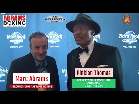Former WBC Heavyweight champion Pinklon Thomas talks about his Career
