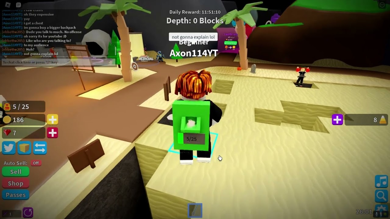 From Noob To Pro (Roblox Treasure hunting Simulator)