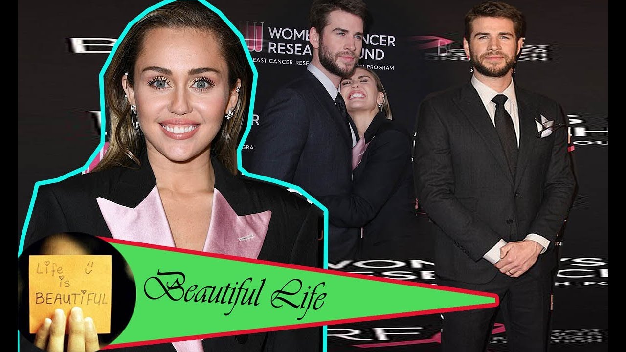 newspaper mockup Miley Cyrus suits up and snuggles husband Liam Hemsworth at Beverly Hills
