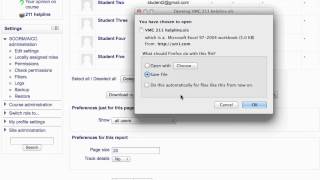 Moodle - Analysis of SCORM activity report