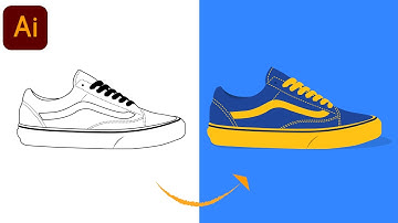 Create a Minimalist Sneaker Vector in Adobe Illustrator | Adobe Illustrator Tutorials (HD)