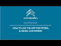 MyCitroën app: User Guide for owners of Petrol & Diesel vehicles