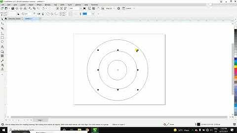 How To Make Google Chrome Logo in CorelDraw || CorelDraw पर मिनटों में लोगो बनायें || Coreldraw