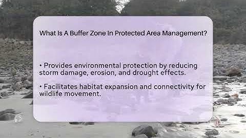 What Is A Buffer Zone In Protected Area Management? - Ecosystem Essentials