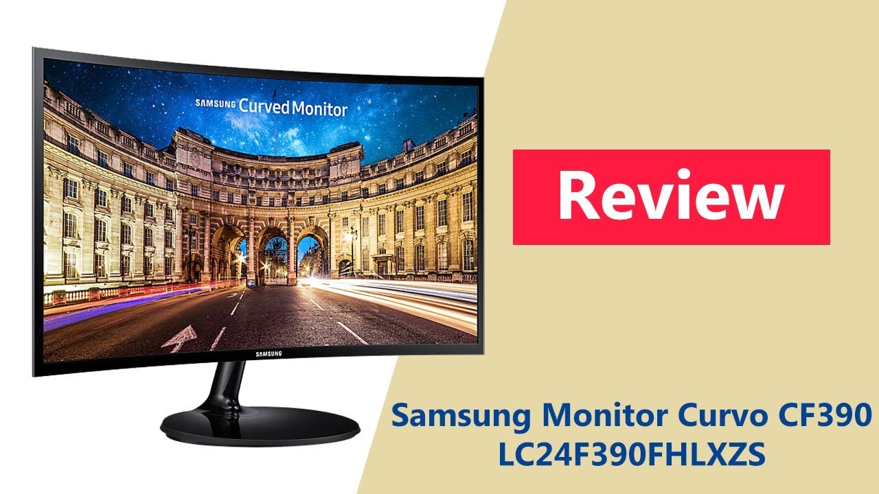Samsung Monitor Curvo CF390 LC24F390FHLXZS - Review 
