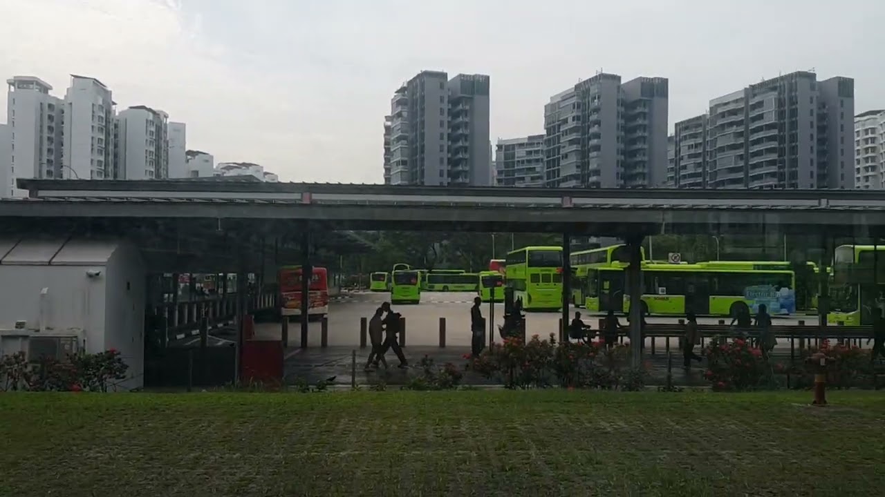 Punggol MRT Station (NE17) | LRT | Bus Terminal | Apr 2025