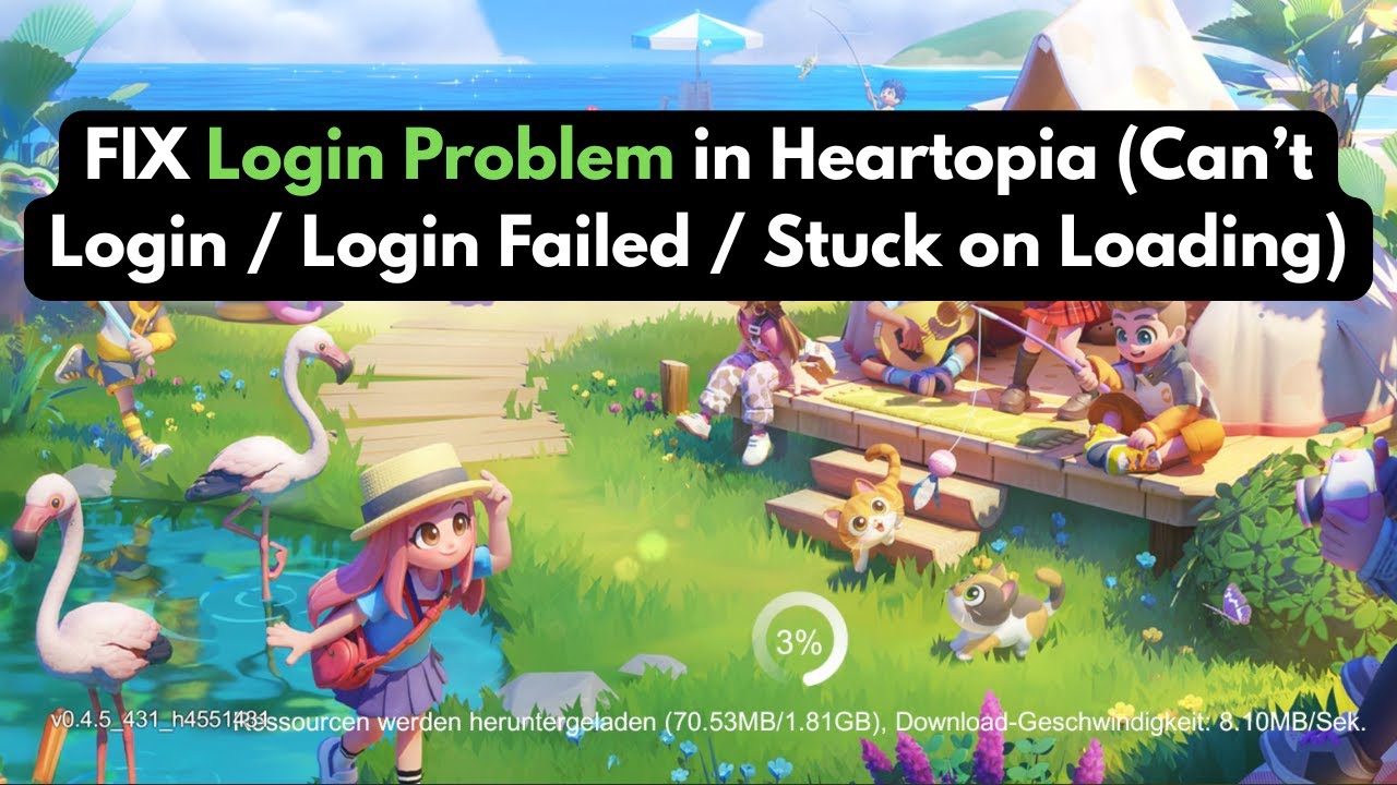 Fix Heartopia Login Problem (Can’t Login / Login Failed) | Stuck on Login Screen FIX