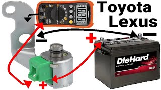 How To Test Transmission Shift Solenoids On Toyota/Lexus