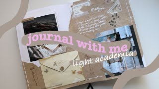 light academia - may journal with me