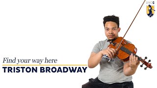 UNCG | Find your way here: Triston Broadway