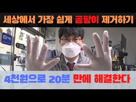 세상에서 가장 쉽게 곰팡이 제거하는 방법, 단돈 4천원에 가능