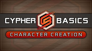 Cypher TTRPG Basics - Quick Character Creation