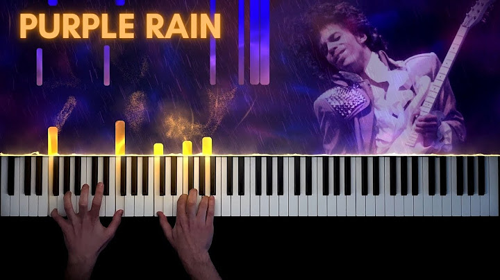 Purple Rain Piano version - Piano performance video thumbnail