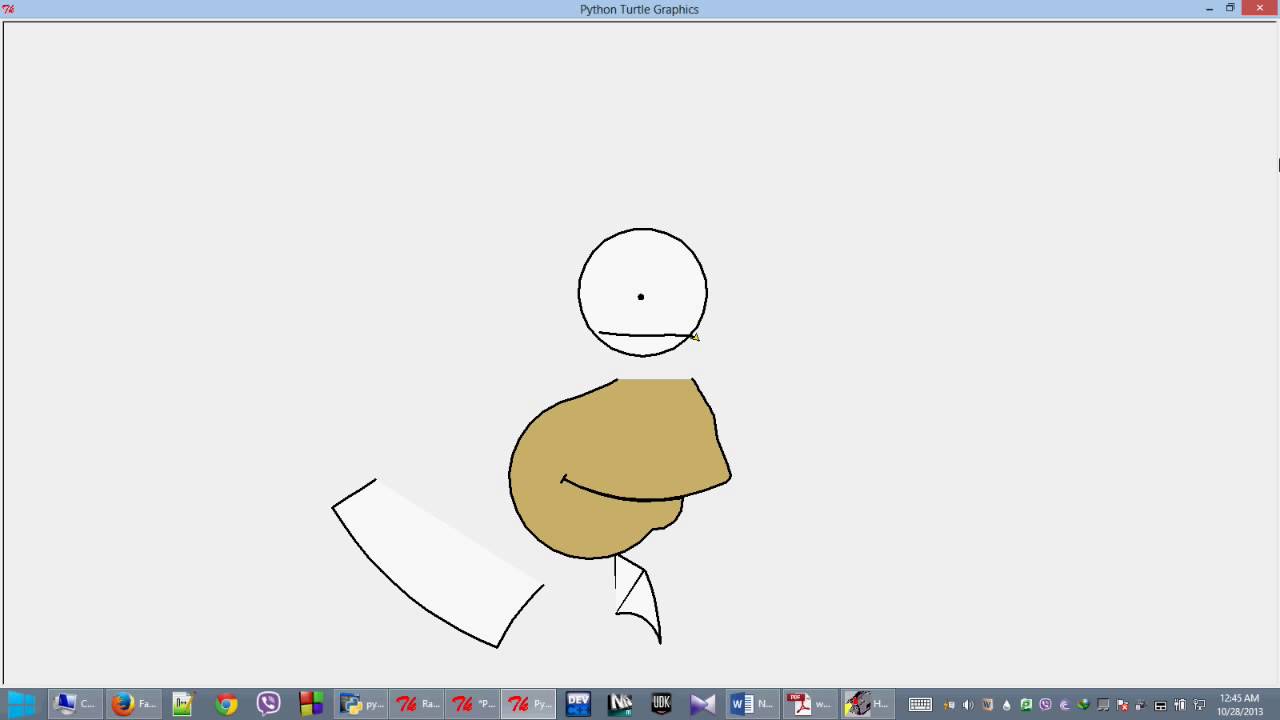 Python Turtle Graphics Homer Simpson - YouTube