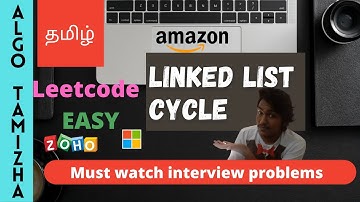 Linked List Cycle | Leetcode 141 | Leetcode problems in tamil | Slow Fast Pointer Method