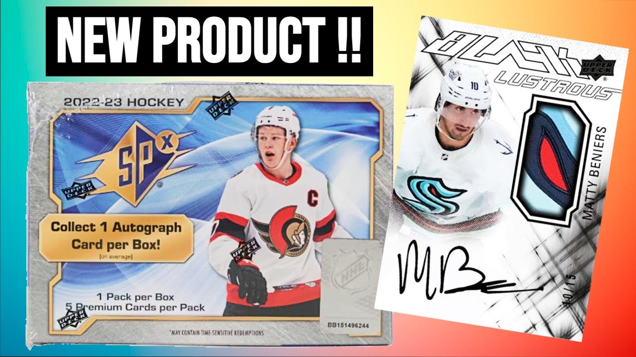 2022-23 Upper Deck SPX Hockey Box Opening! - YouTube