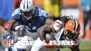 Isaiah Crowell Cuts Back and Breaks Tackles for 11-Yard TD | Titans vs. Browns | NFL