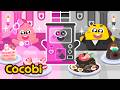 ¿Qué saldrá de la máquina Rosa vs Negro?🎀🎩 | Canciones de Color para Niños | Cocobi