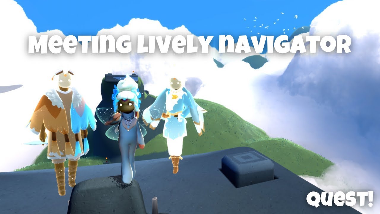 Meet Up with Lively Navigator in Bird Nest (Finding the Flag) | Sky: Children of the Light