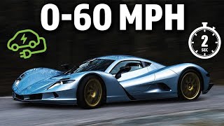 World’s Fastest Accelerating EVs that Do 0-60 MPH in Seconds