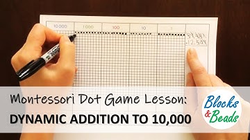 Dynamic Addition: Montessori Dot Game