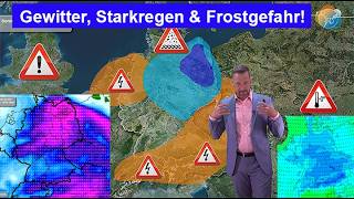 Gewitter, Starkregen & Polarluft Mit Nachtfrostgefahr Ende April? Wetterbericht 19.-26.04.2026.