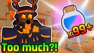 I Popped WAY TOO MANY Potions! | Roblox - Sol's RNG