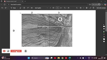 Geography Mapwork: How to draw a freehand cross section in an exam