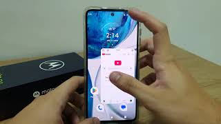 How to enable display of apps in a floating window on the Moto G50 screenshot 4