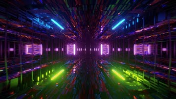 4K Colorful Tunnel LOOPED Motion Background || Free To Use Video || 4K Screensaver