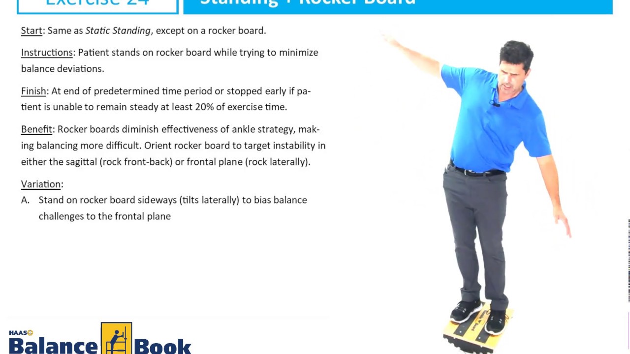 Exercise 24 Standing + Rocker Board YouTube