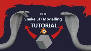 Snake 3d Modelling for Animation - Tutorial | Blender ✍🏻🎧🧘🏻‍♂️