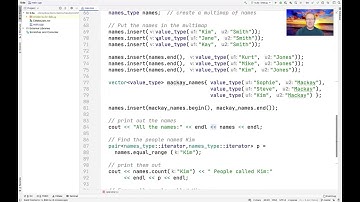 The C++ STL multimap Container