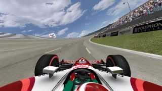 rFactor Lap at High speed ring reverse with Izod IndyCar