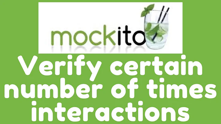 Mockito 3 - Verify an interaction has occurred at least certain number of times