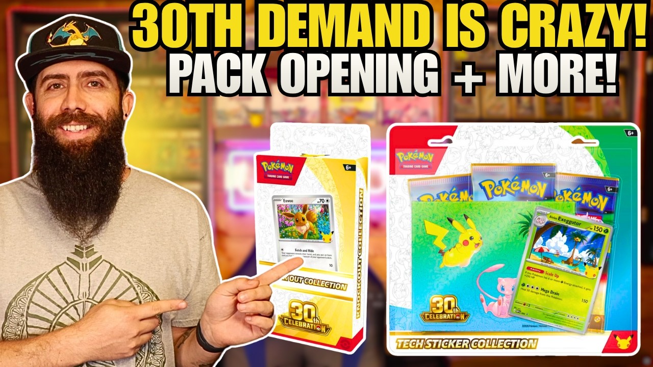 Pokemon 30th Demand Is Off The Charts! Pack Opening + More!