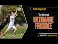 Les regles de lultimate frisbee ultimate expliquee