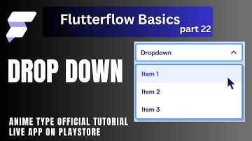 Dropdown in FlutterFlow | Hoe u eenvoudig een dropdownmenu gebruikt