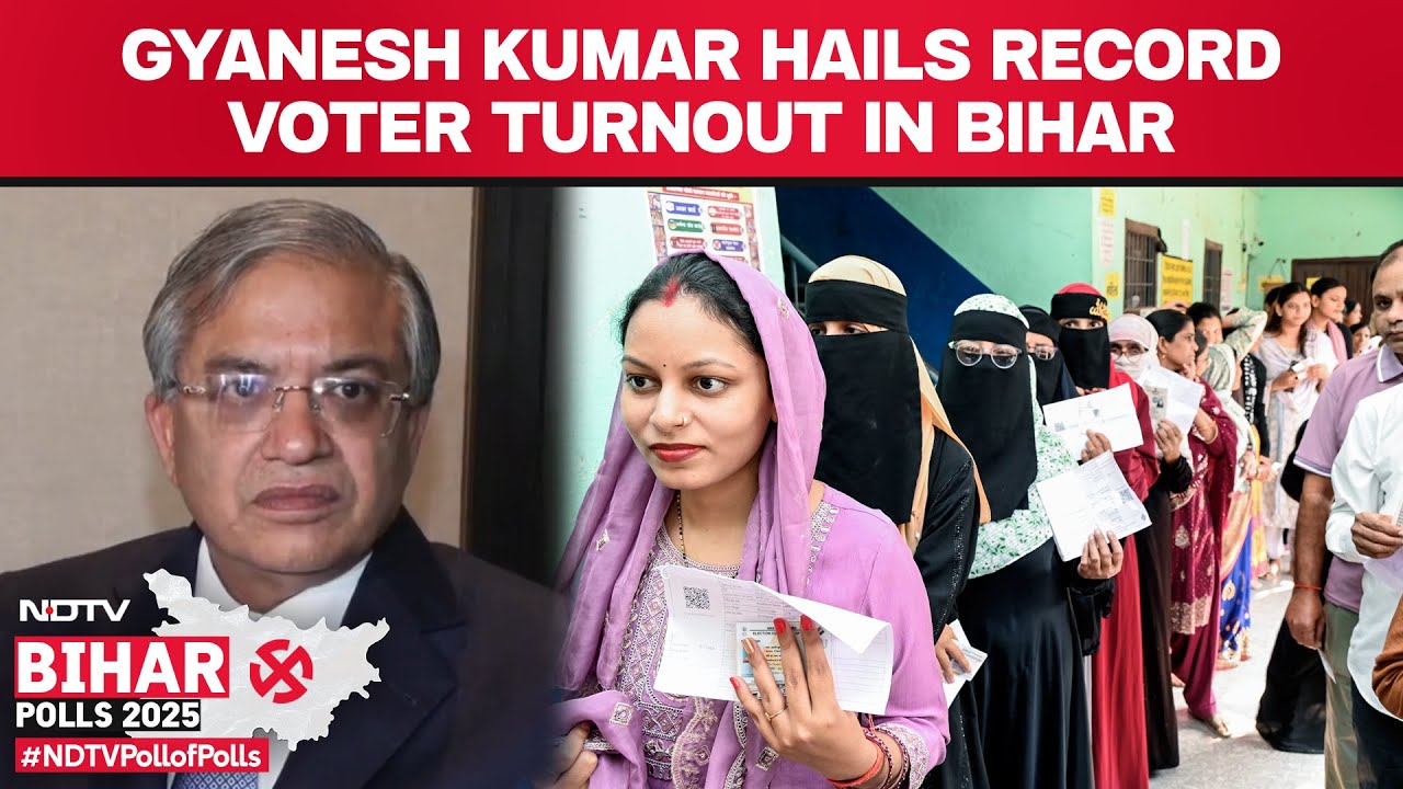 Exit Poll 2025 Bihar | CEC Gyanesh Kumar Hails Bihar’s Highest-Ever Voter Turnout