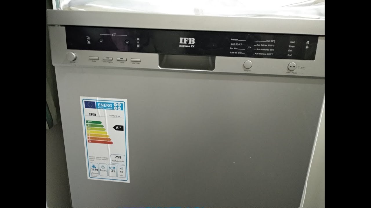 How to use dishwasher in Telugu IFB dishwasher full demo YouTube