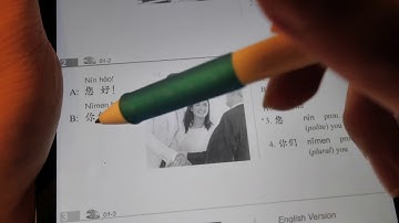 HSK1 STANDARD COURSE page1 （你好，您好，你们好，对不起，没关系）