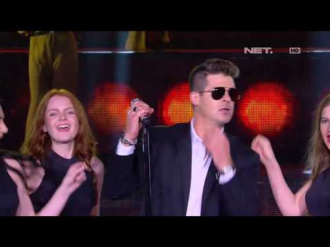 Robin Thicke - Blurred Lines - LIVE from NET 4.0 presents Indonesian Choice Awards 2017