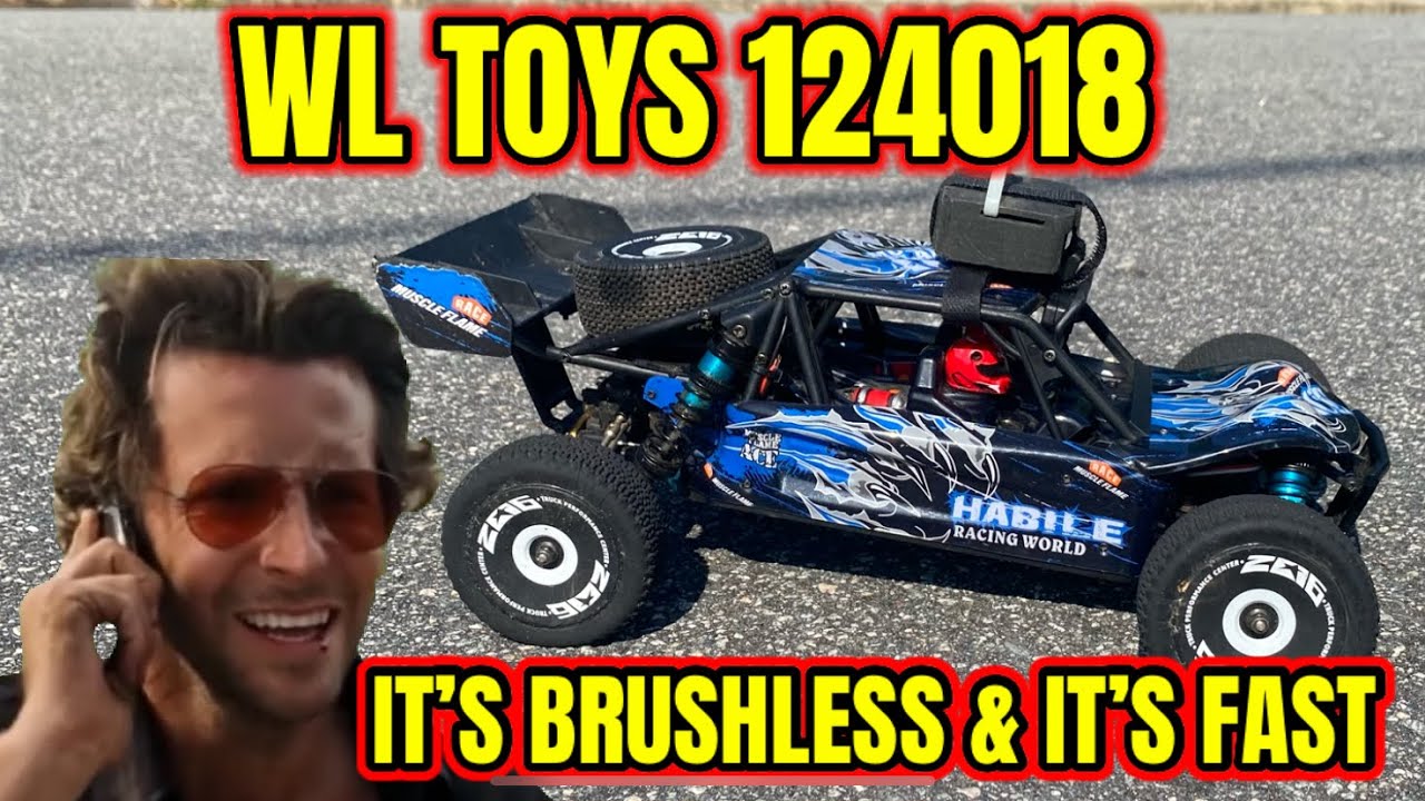 WL Toys 124018 Brushless Conversion 2s & 3s Top Speed Test - YouTube