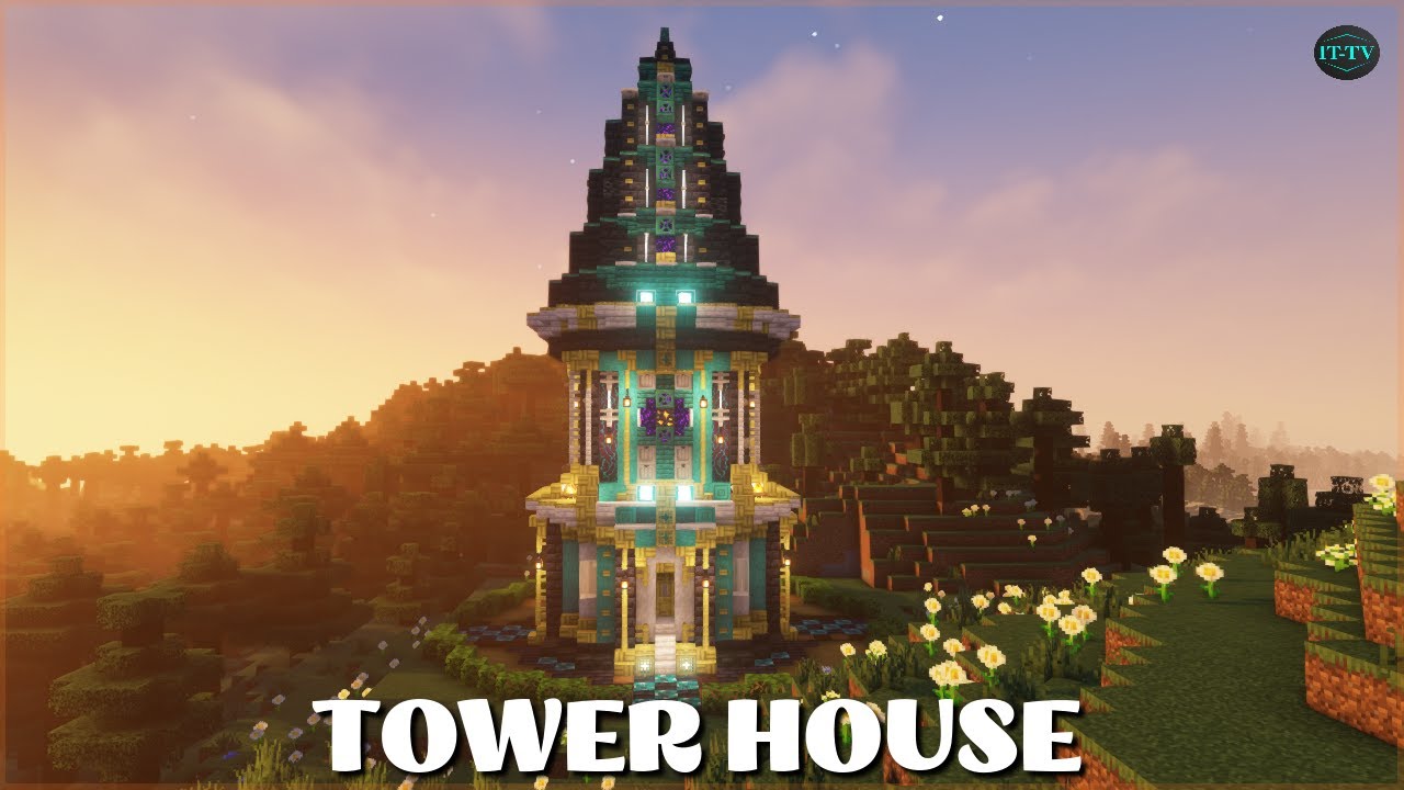 How to Build a Stunning Fantasy Tower House in Minecraft – Part 1: Exterior