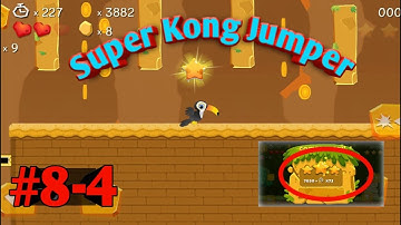 Super Kong Jumper Gameplay Level 8-4 | Game Android, ios