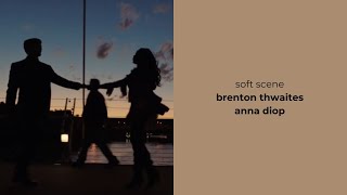 Brenton Thwaites And Anna Diop Soft Scene