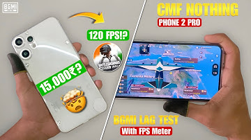 BGMI 120FPS on budget!￼￼?🥶 CMF Nothing Phone 2 Pro BGMI Lag test with FPS Mater | Full Handcam🔥