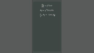 3 ✅EASY✅ steps for solving 👈SEPARABLE👉 differential equations #apcalculus #apcalc #unit7 #shorts